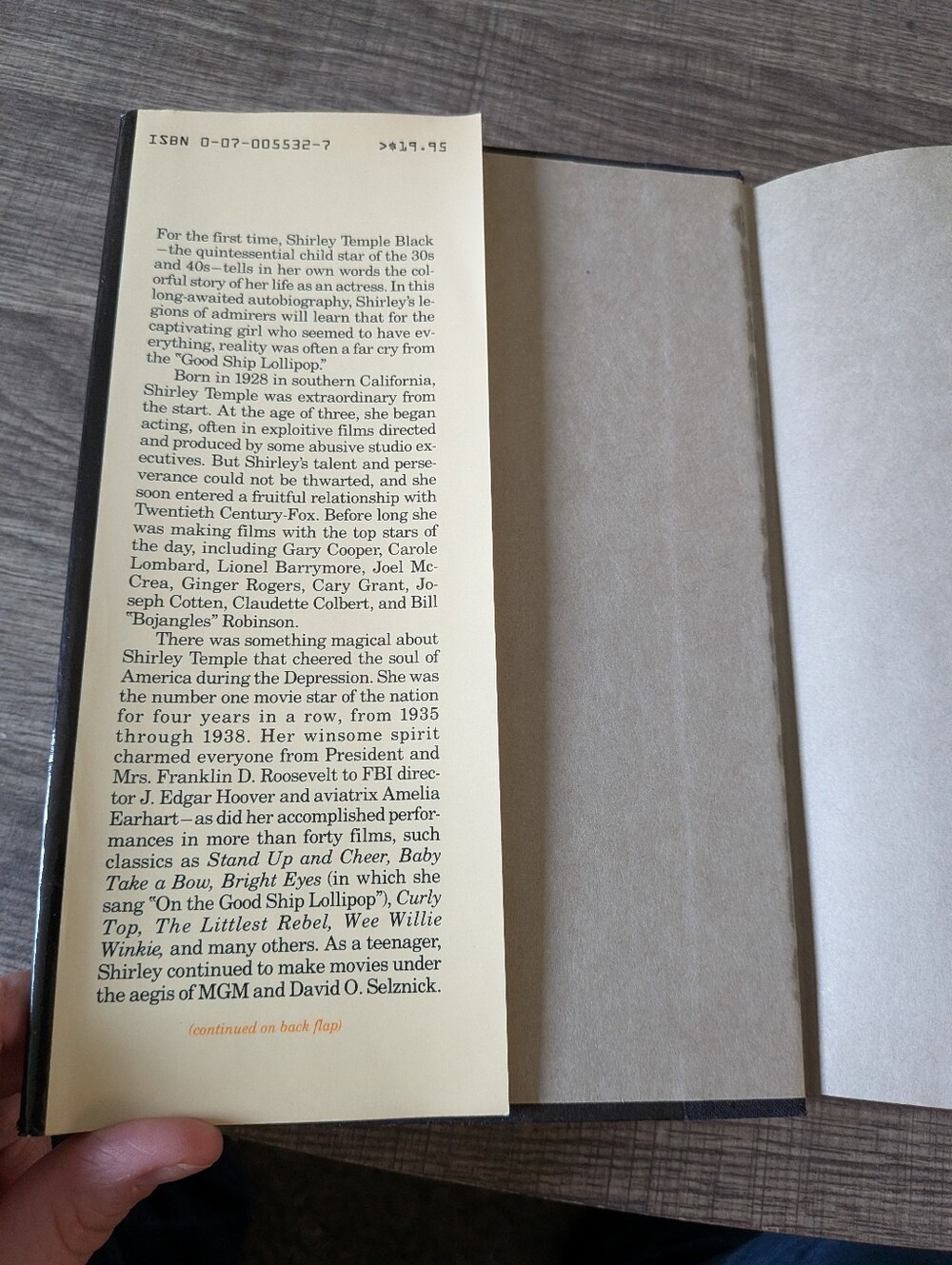 Star Child By Shirley Temple Black Hardcover - Picture 6 of 9